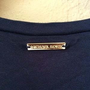 Michael Kors Small Navy Blue Loose Tank Top